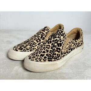 SeaVees Baja Platform Mulholland Sneakers Shoes Men’s 9 Leopard Brown Cowhide